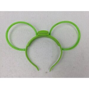 Disney Mickey Ears Green Light Up Multi-Strobe Function Headband *Tested/Working